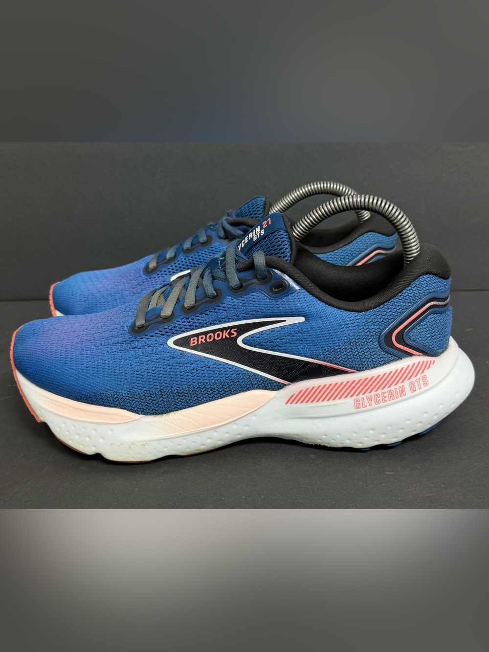 Brooks Glycerin 21 Women's Sneakers Size 9 Wide Blue Running Shoes